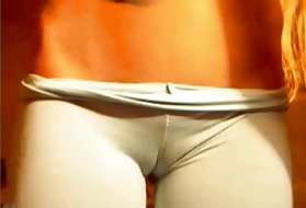 Rumunský blondínka úžasné cameltoe časť 2 úžasné