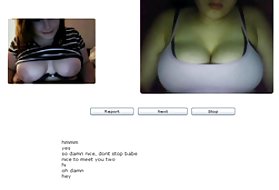 Obrovské prsia na chatroulette, 22. novembra. v roku 2010 sa chatroulette obrovský