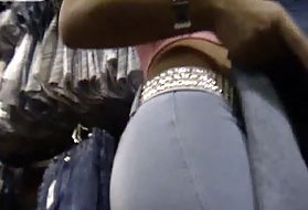 Sexy porno trans somárov hrubé džínsy, rifle jeans šortky 41,